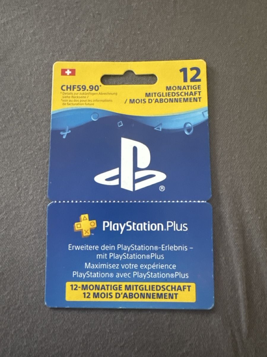 Buoni: PlayStation plus Abo – Nuovo e nell'imballaggio originale da Kaiseraugst venduto da for_br97