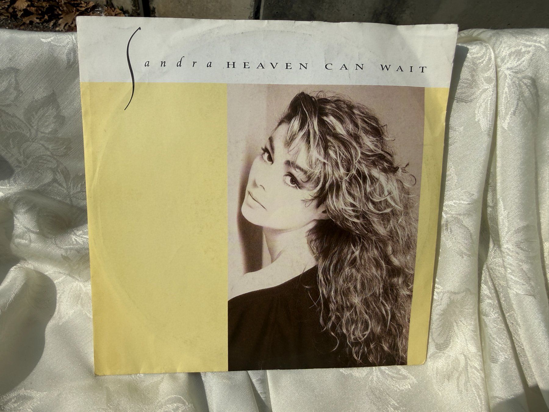 Dischi in vinile: SANDRA - HEAVEN CAN WAIT - 45-rpm-Schallplatte – Usato da Vacallo venduto da cri_229f