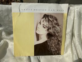 SANDRA - HEAVEN CAN WAIT - 45-rpm-Schallplatte