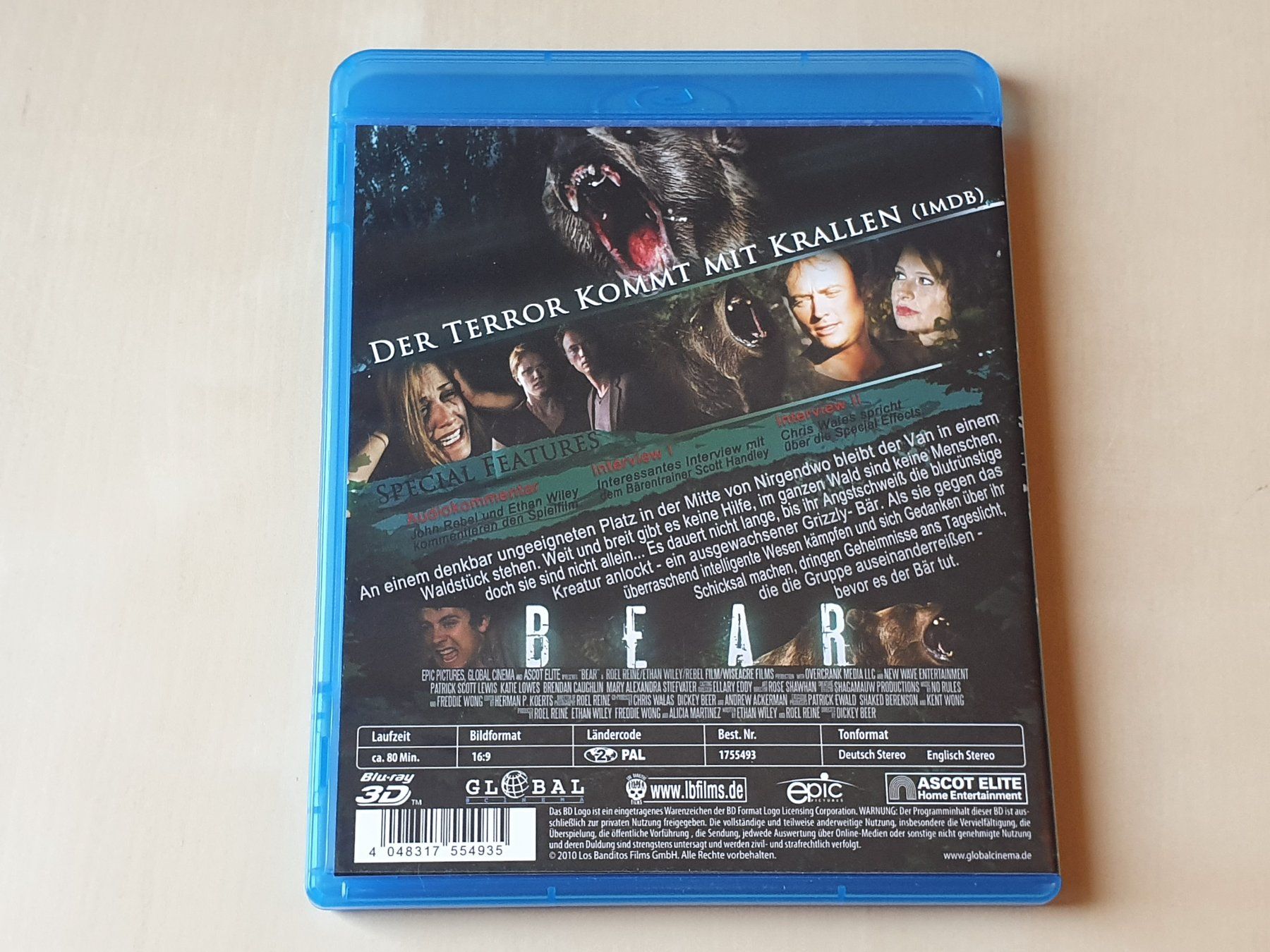 Alle DVDs: Bear 3D – Gebraucht aus Stansstad von collectorsshop 1
