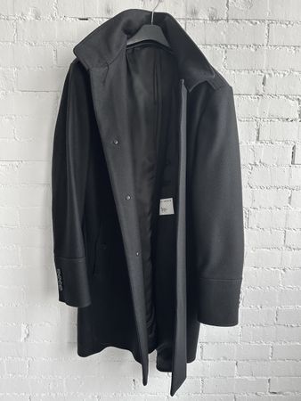 Schwarzer Herren Wollmantel von Tiger of Sweden / Gr. XXL