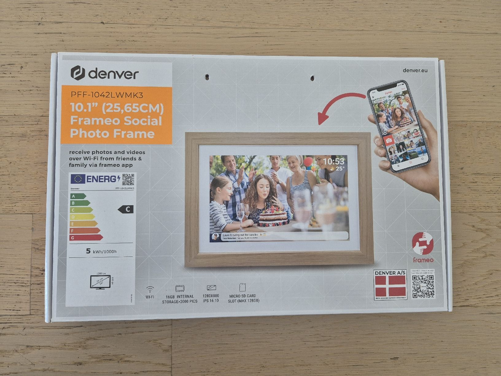 Cornici: Denver Frameo Digitaler Bilderrahmen 10.1" - neu – Nuovo (secondo la descrizione) da Bonaduz venduto da lau_kn5v