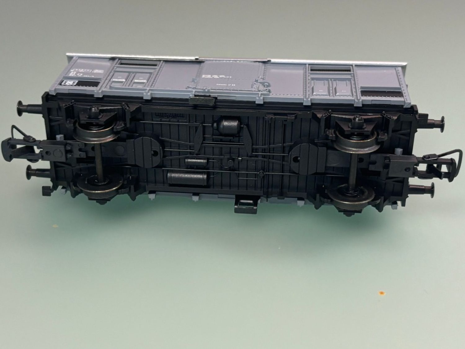 Märklin Modellini di ferrovie: FS  Va mit Spitzdach "Bauzug-Wagen" MÄRKLIN – Usato da SION venduto da Pef12 8
