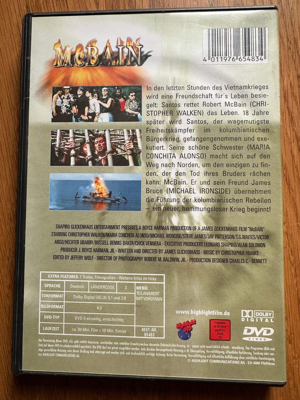 Tutti i DVDs: McBain DVD Christopher Walken – Usato da Benken ZH venduto da Audi-erich 1