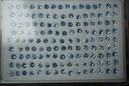 Aquamarin Facettiert   3mm  0.2ct   Pro Stück