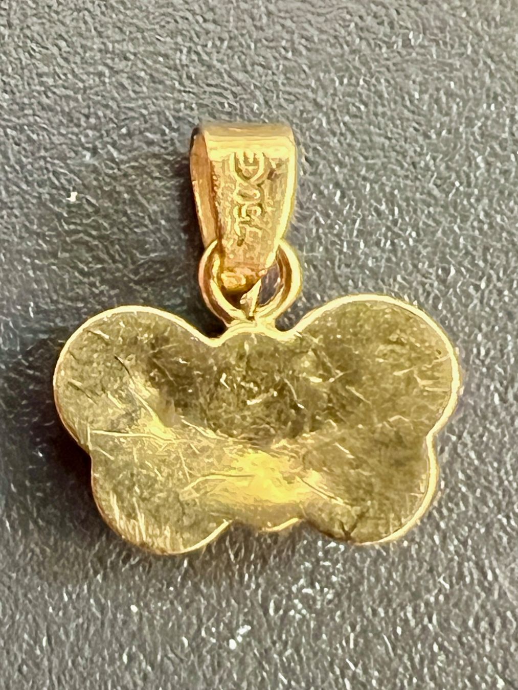 Ciondoli: Gold-Anhänger 18K Schmetterling – Usato da Chur venduto da Penting1935 1