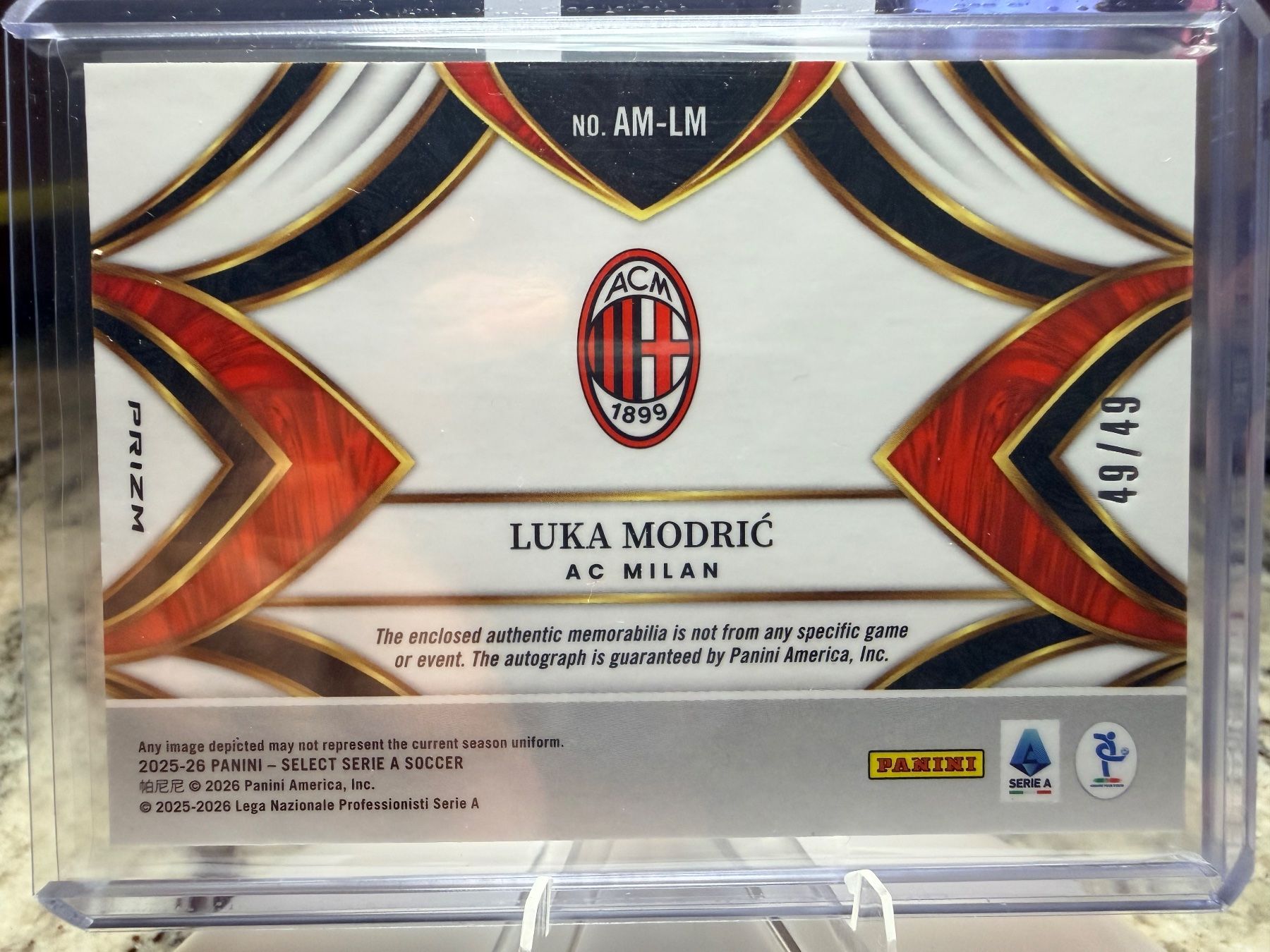 Panini Sammelbilder & Trading cards: Panini Select serie a Luka Modric /49 Auto/Patch – Neu (gemäss Beschreibung) aus Ueberstorf von dan_mms9 1