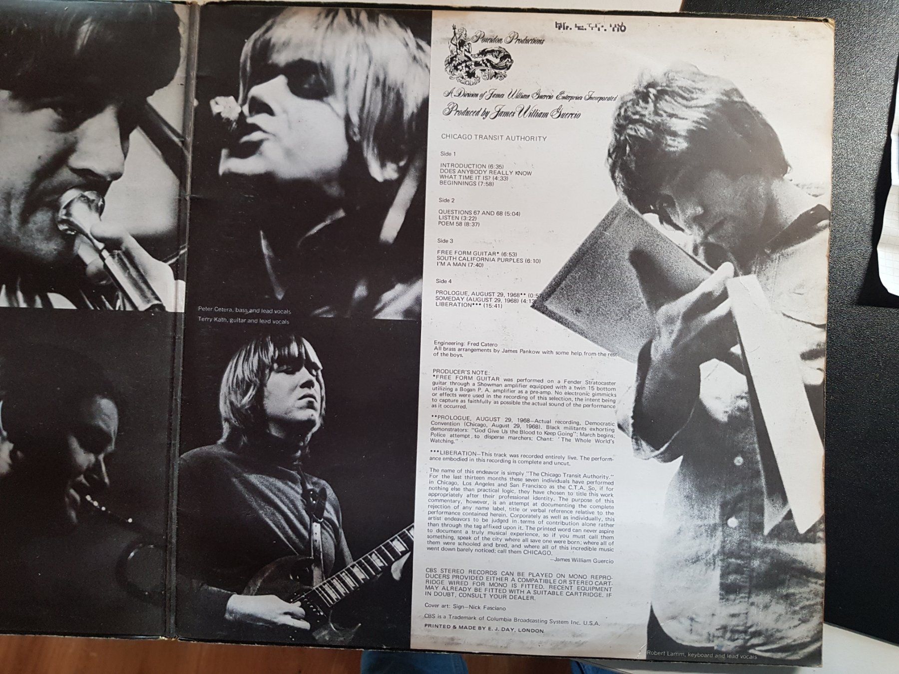 Vinyles: Doppel LP - Chicago Transit Authority - 1969 – D'occasion à Walterswil BE par Lonitti 3