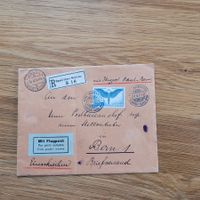 Luftpost R Basel Mustermesse 1924 Bern