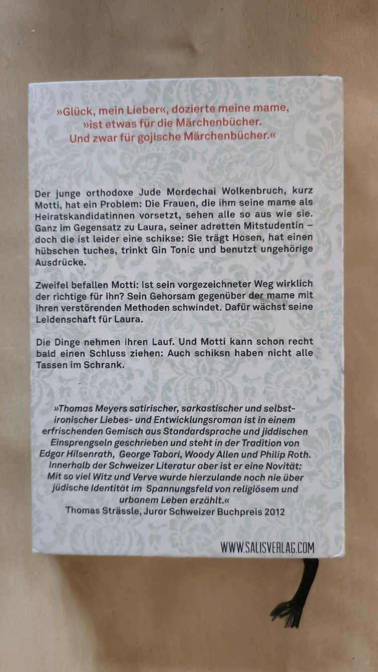 Bücher: Buch "Wolkenbruchs wunderliche Reise.." - Thomas Meyer – Gebraucht aus Alpthal von MJA88 1