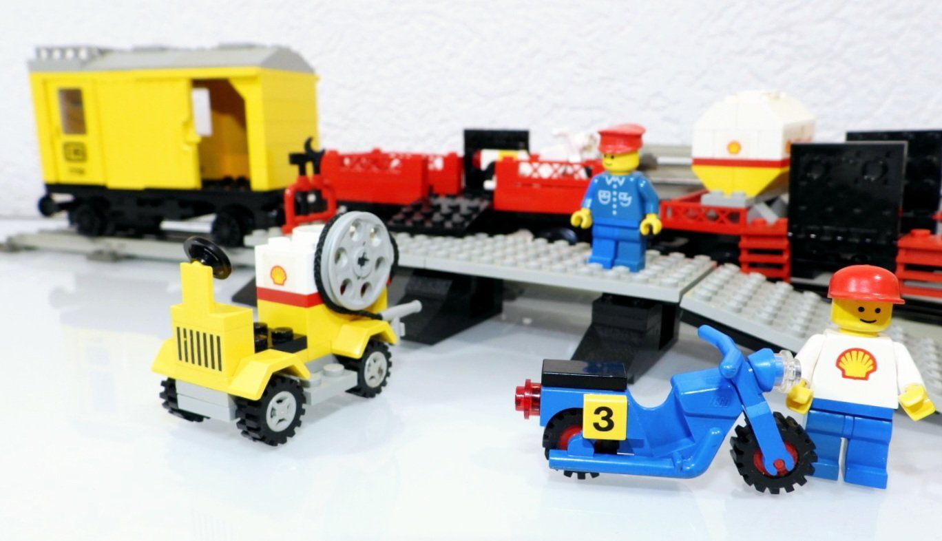 Lego Kit di costruzioni: LEGO 12V EISENBAHN 7735 GÜTERZUG SET – Usato da Turbenthal venduto da Ddanuh 8