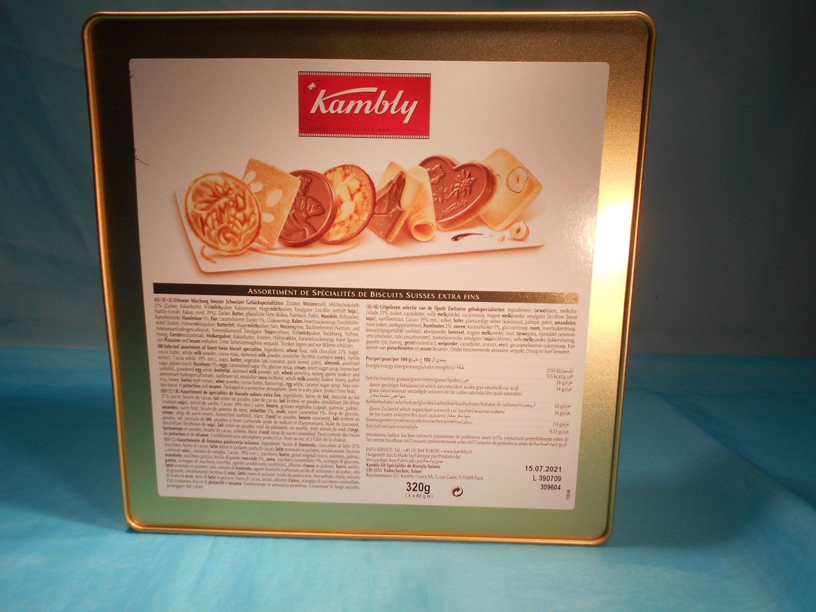 Kambly Altro per la casa: Blechbüchse Kambly mit Kirschblüten – Nuovo (secondo la descrizione) da Bellach venduto da JingleCherry 2