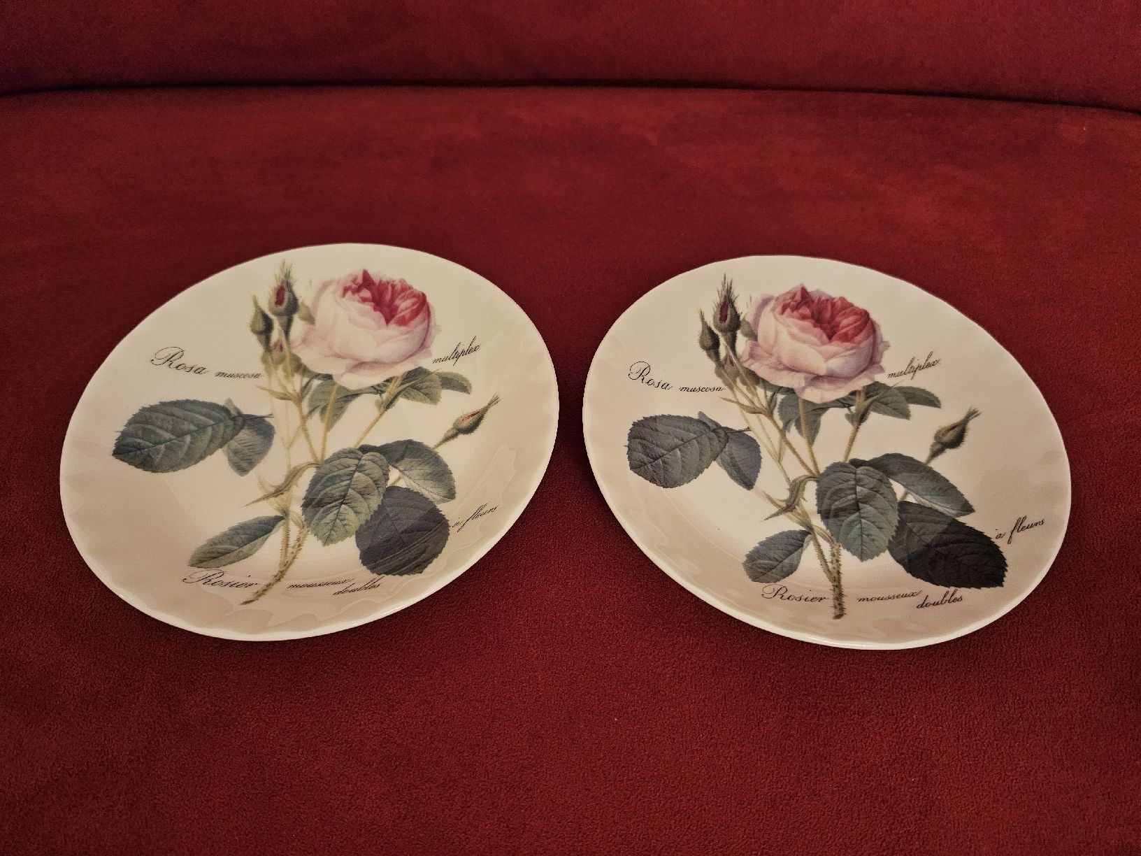 2 Kaffee-/Teesets von Roy Kirkham mit Muster Redouté Roses (Neuf (Voir ...
