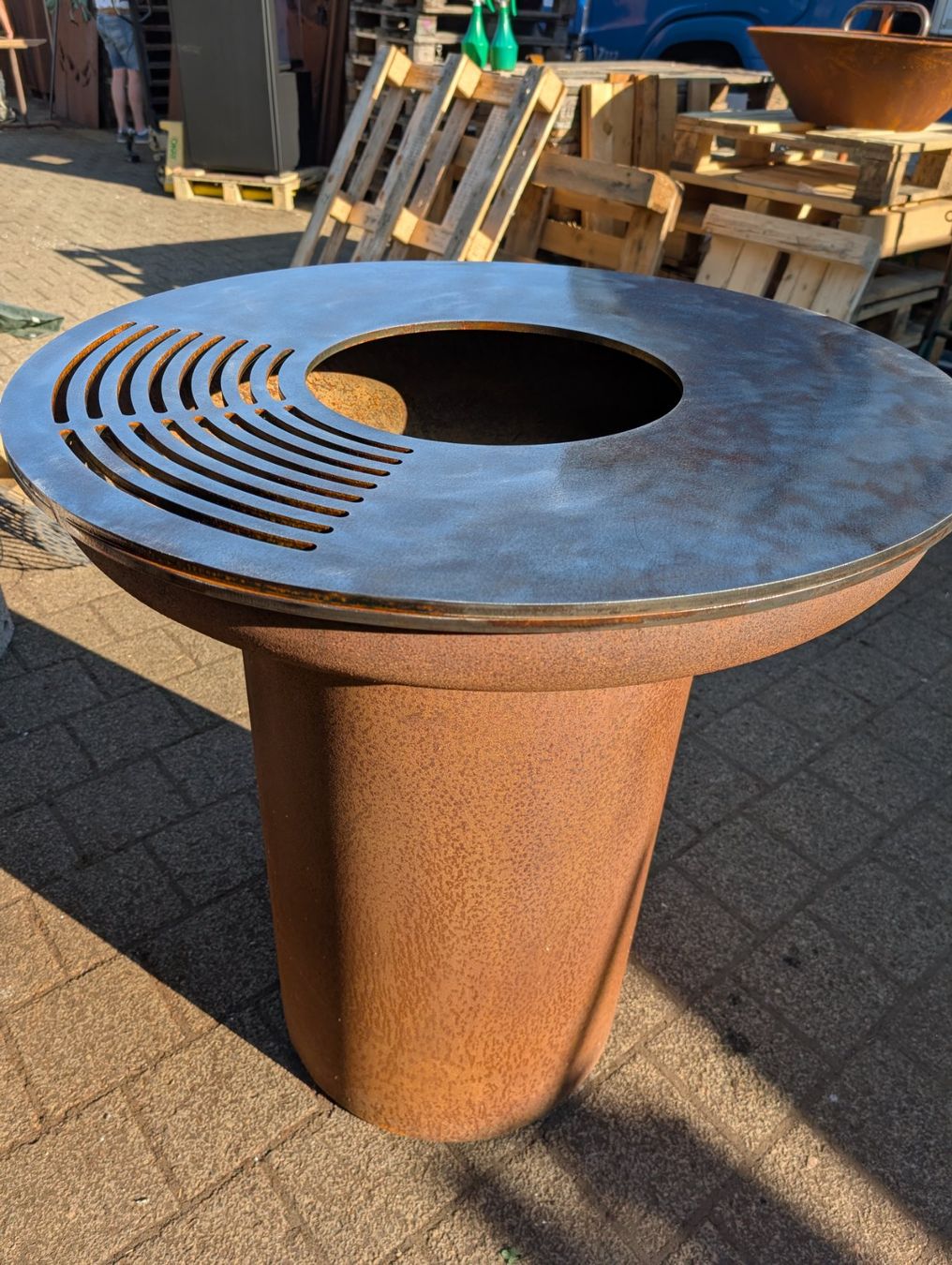 Feuerschale: Feuerschale mit Grillring – Neu (gemäss Beschreibung) aus Gerlafingen von ofenhaus_linder 1