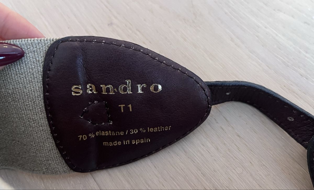 Sandro Gürtel: Sandro Paris Gürtel, braun, Grösse T1, Leder – Gebraucht aus Pfäffikon SZ von humming-bird 1