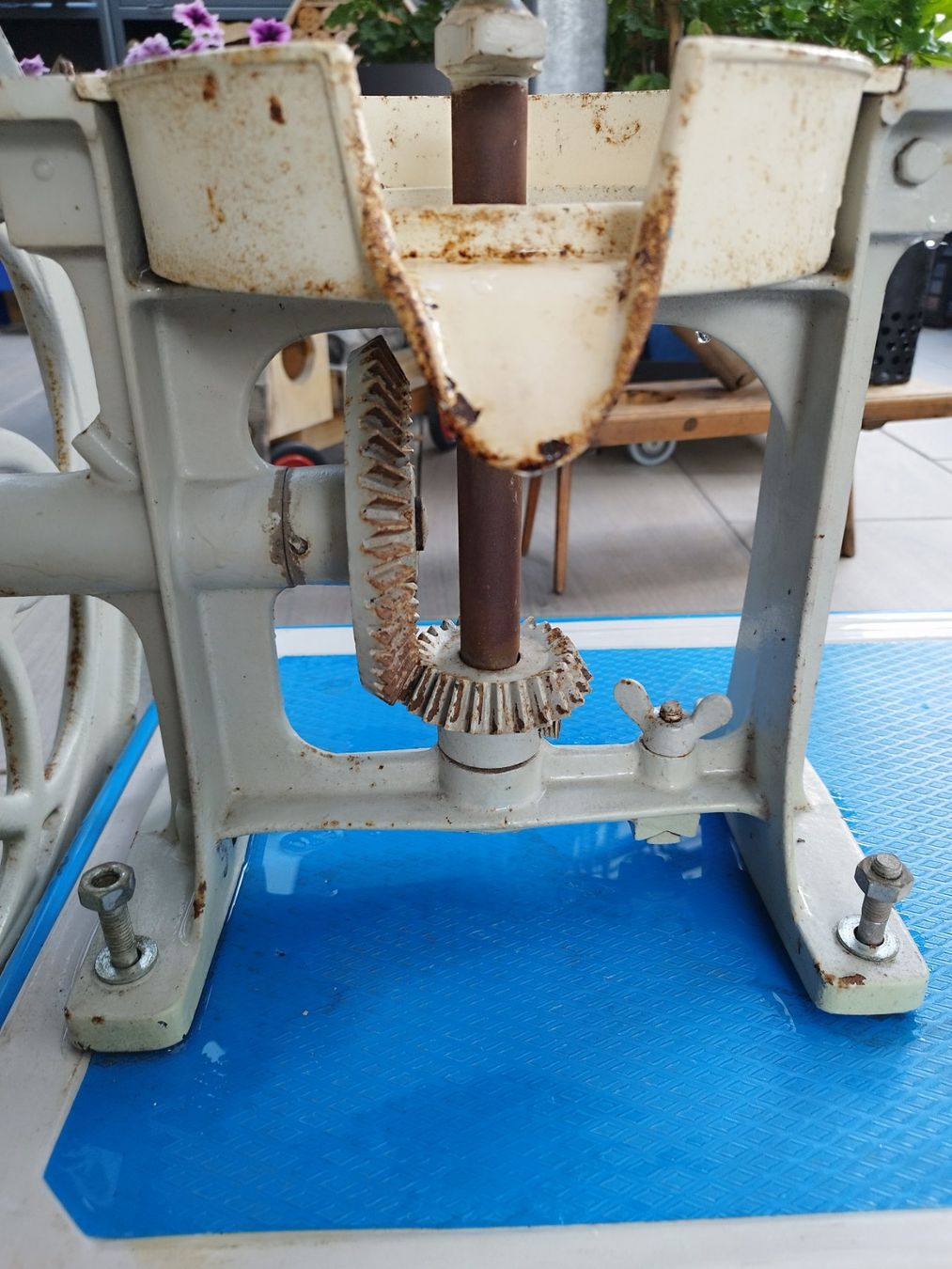 Alle Maschinen: Schrot-oder-Getreidemühle aus Gusseisen – Gebraucht aus Urtenen-Schönbühl von Kernbeisser25 8