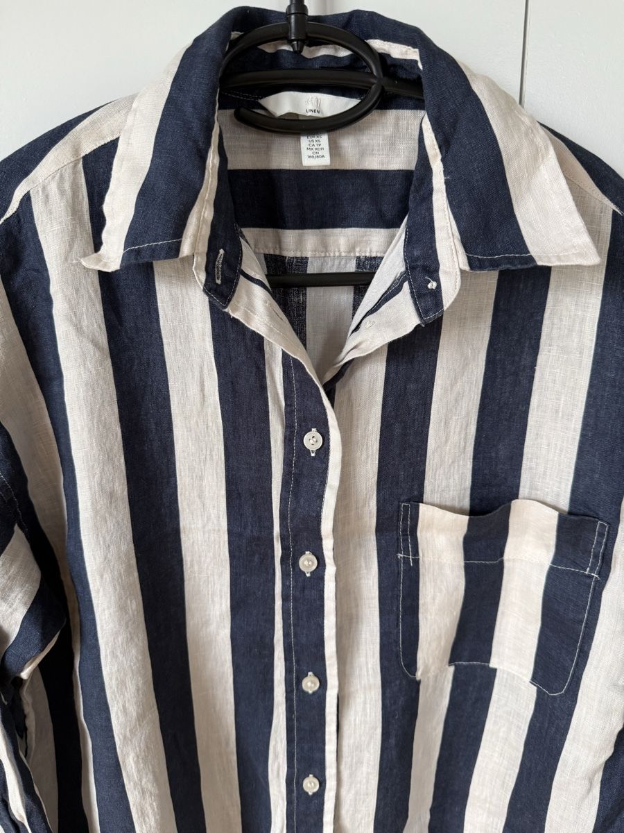 H&M Camicette: H&M Linen Hemd xs (oversized) – Nuovo (secondo la descrizione) da Luzern venduto da Aistee 3