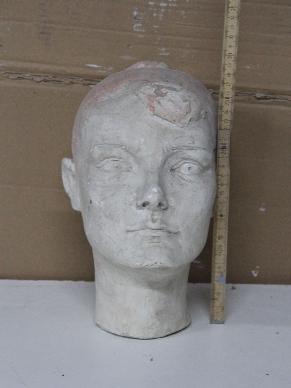 Skulpturen & Statuen: Mädchenkopf in Gips von Franco Annoni – Gebraucht aus Balsthal von Nobelix 1