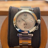 Cartier Pasha C Pink Dial Automatic W31058M7