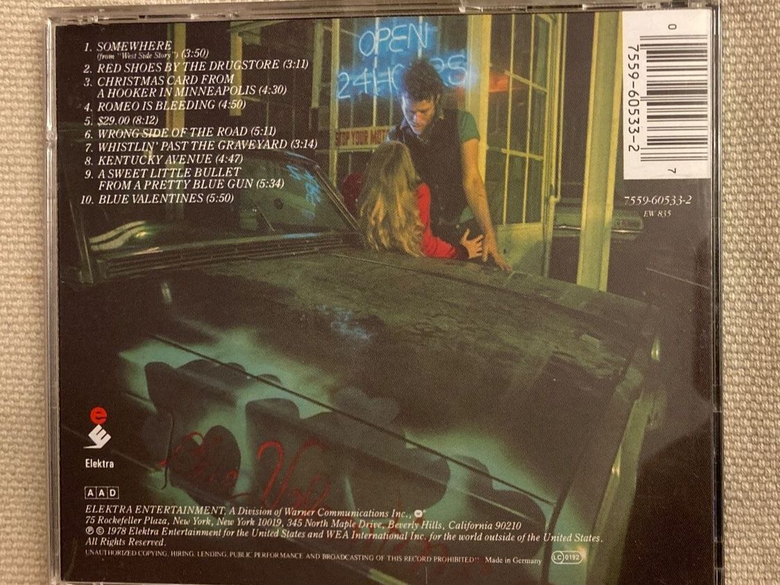 CD: CD, Tom Waits, Blue Valentine – Usato da Baden venduto da Yoyo1 1