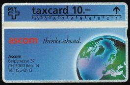 Taxcard 304L_09868 Ascom Englisch 10 Fr. ungebraucht
