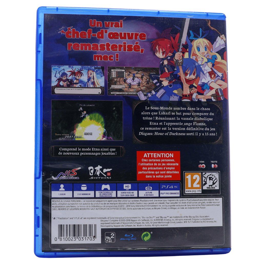 Jeux: Disgaea 1 Complete - PS4 – D'occasion à Paudex par dindeboy 2