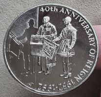 FALKLAND INSEL 50 PENCE 1992 UNZ.
