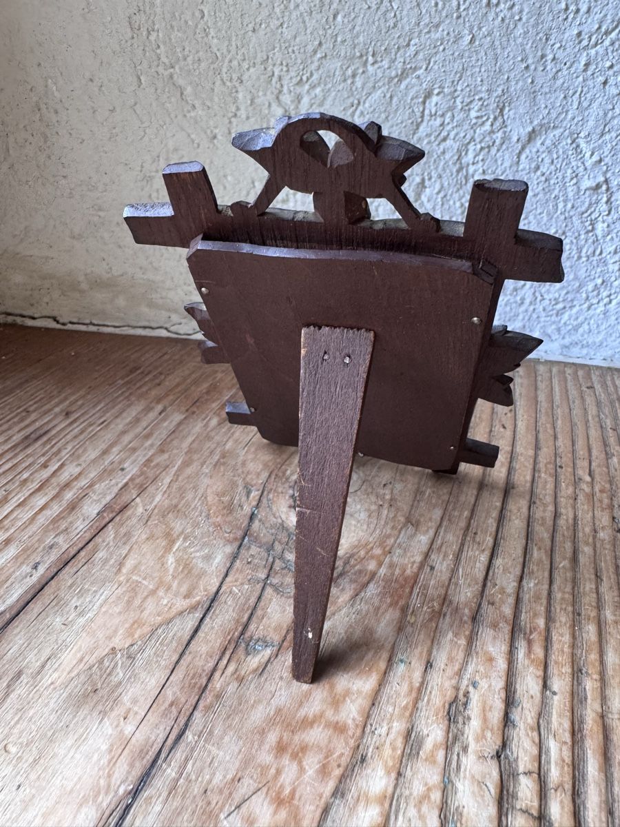 Sculture & Statue: Brienzer Schnitzerei kleiner Bilderrahmen aufklappbar – Usato da Glovelier venduto da deepfunk 2