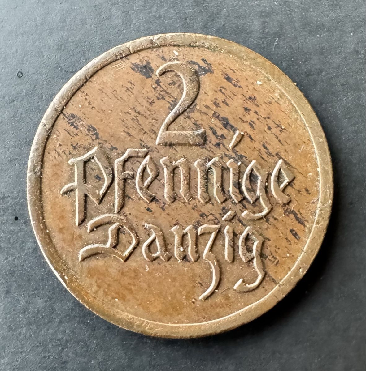 Toutes les monnaies: Danzig - 2 Pfennige 1923 – D'occasion à Meilen par coins4sale