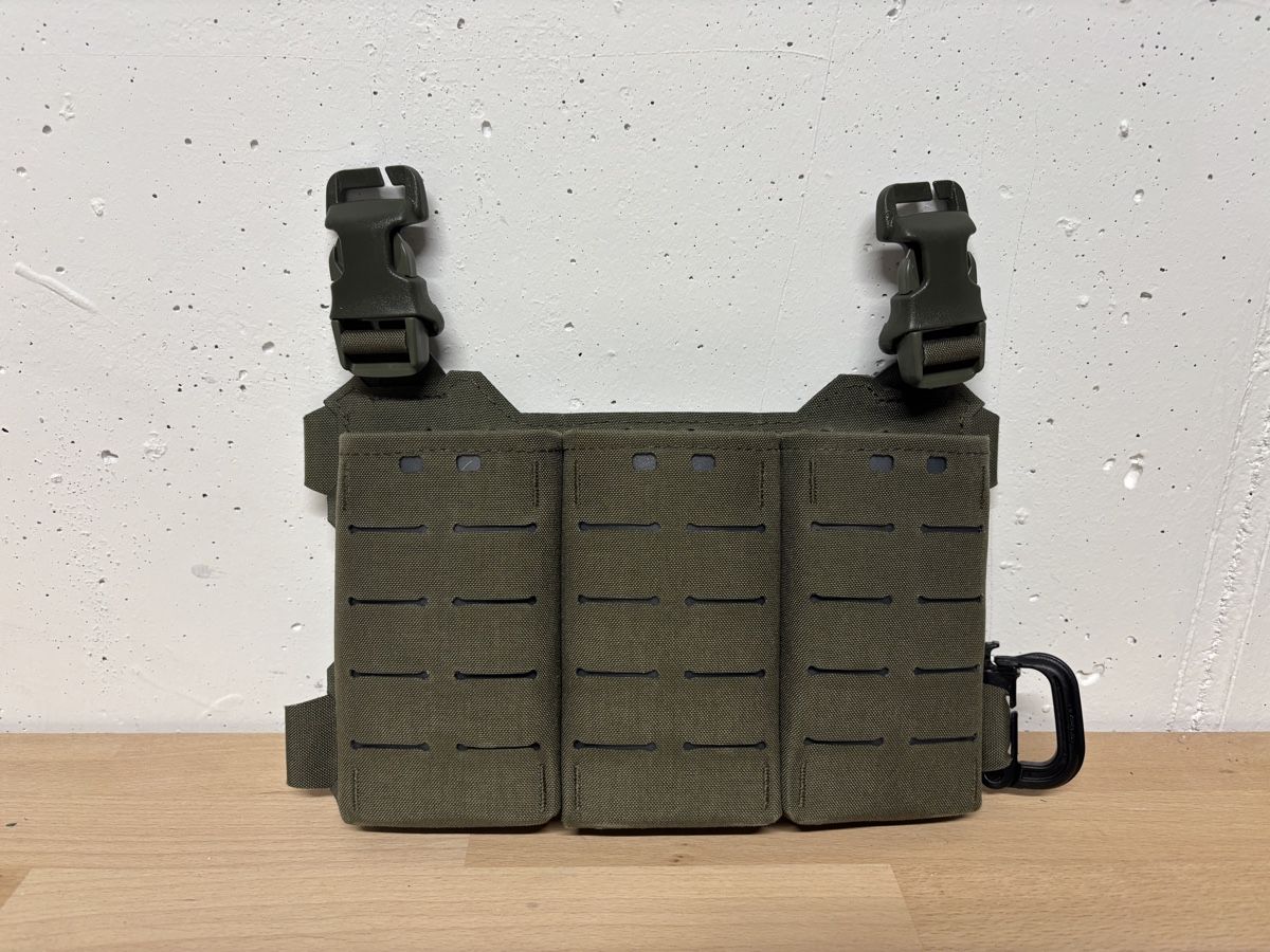 Tiro a segno: Molle Placard Chest Rig, olive – Usato da Rotkreuz venduto da Tac_equ22
