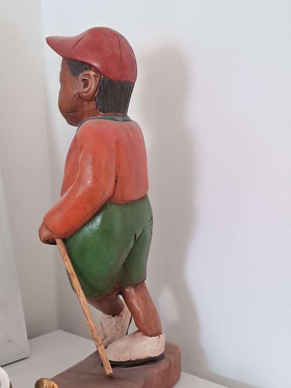 Figuren: statuette Golfeur bois 30cm – Gebraucht aus Prévondavaux von ama_lwd6 1