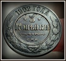 RUSSLAND 3 KOPEKE 1902
