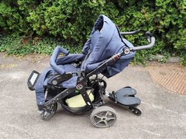 Hartan Racer GTS Kinderwagen mit viel Zubehör und Buggyboard