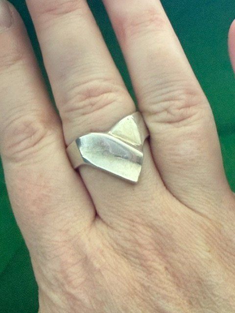 Anelli: Vintage 925 Silver Ring - Size 61/61 – Usato da Osco venduto da Gatto_Nero 4