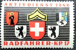 Soldatenmarke 2.WK, Radfahrer Kompanie 17, Wi Rdf 44