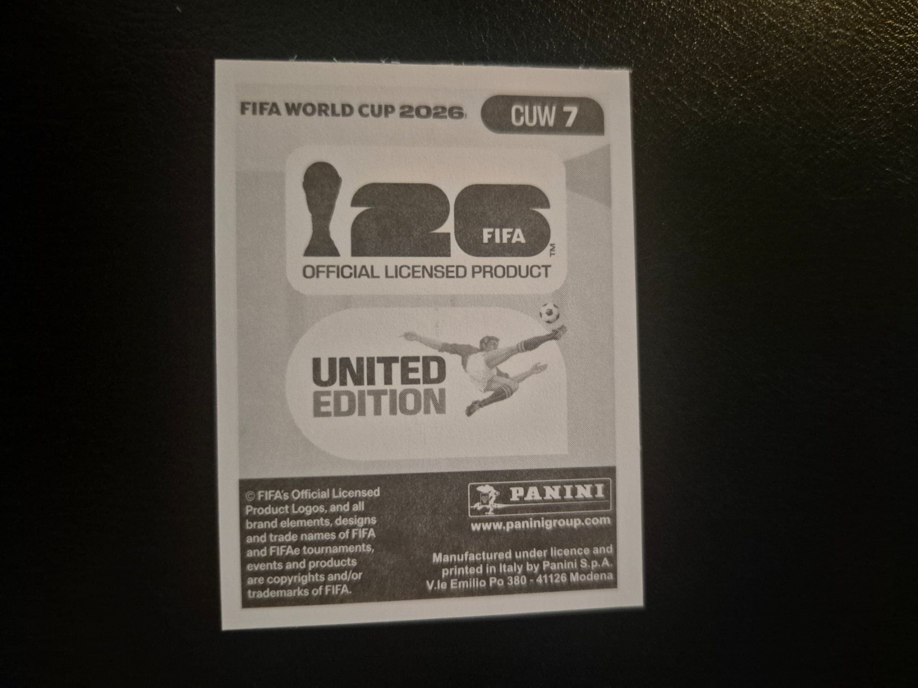 Panini Carte collezionabili: Panini WM 26 CUW 7 – Nuovo (secondo la descrizione) da Rorschacherberg venduto da AJ3108 1