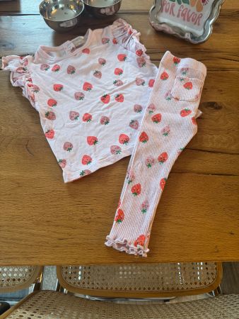 SMILE BABY 🍓 Joli ensemble leggings & shirt 86