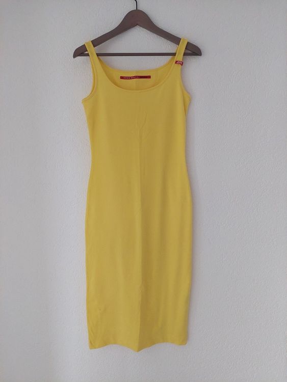 Robe Mi-longue Miss Sixty - Couleur Kaki, Taille M, Col En V (occasion En Excellent état)