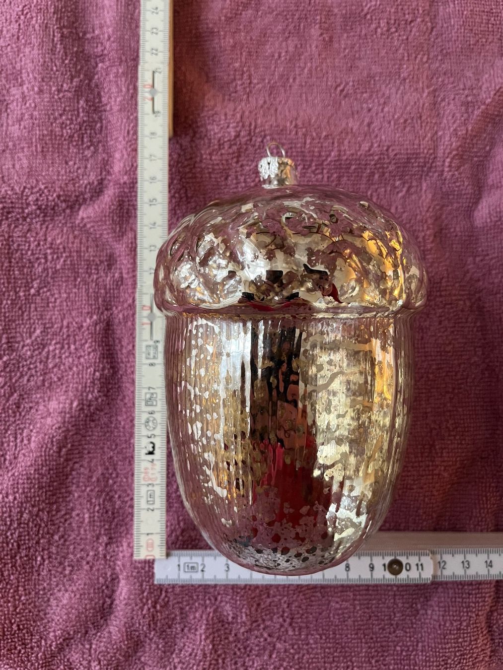 Tutte le decorazioni: grosser Zapfen aus Glas – Usato da Wetzikon ZH venduto da seli03 5