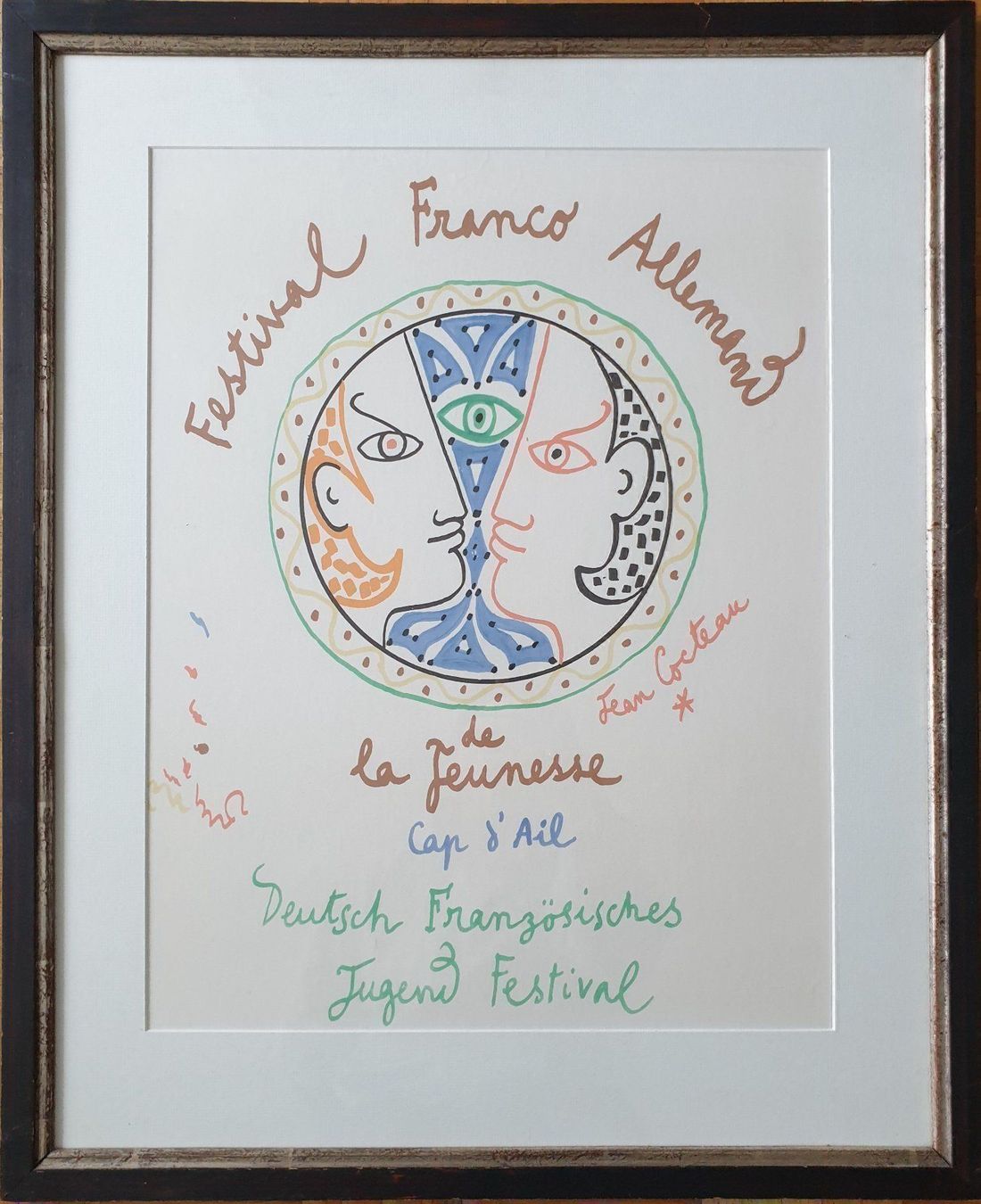 Grafiken & Lithographien: Lithoplakat/ Jean Cocteau – Gebraucht aus Zürich von B-Rock