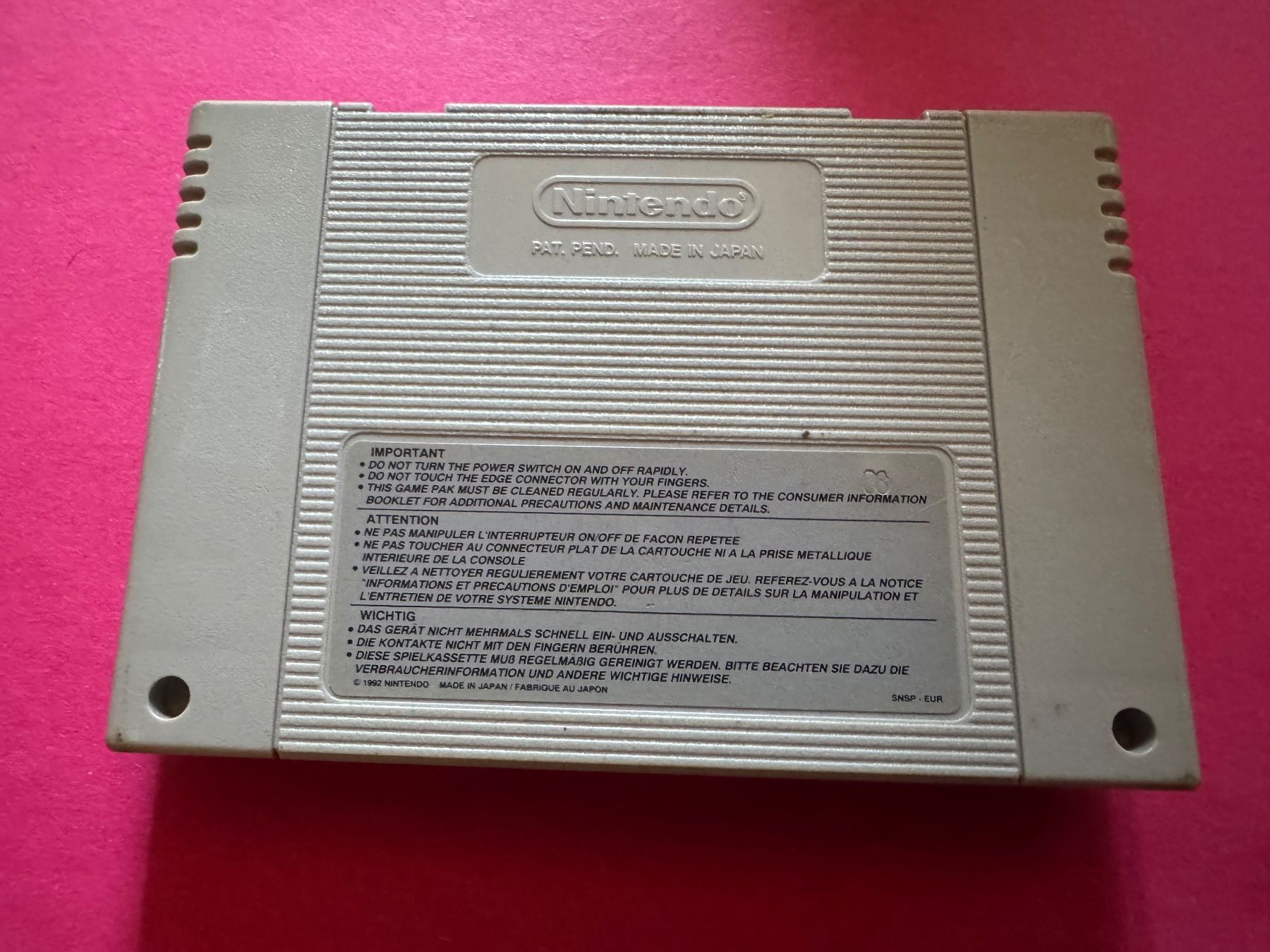 Nintendo Giochi: F ZERO SPIEL FÜR SUPERNINTENDO – Usato da Hägendorf venduto da Briansgameshop 1