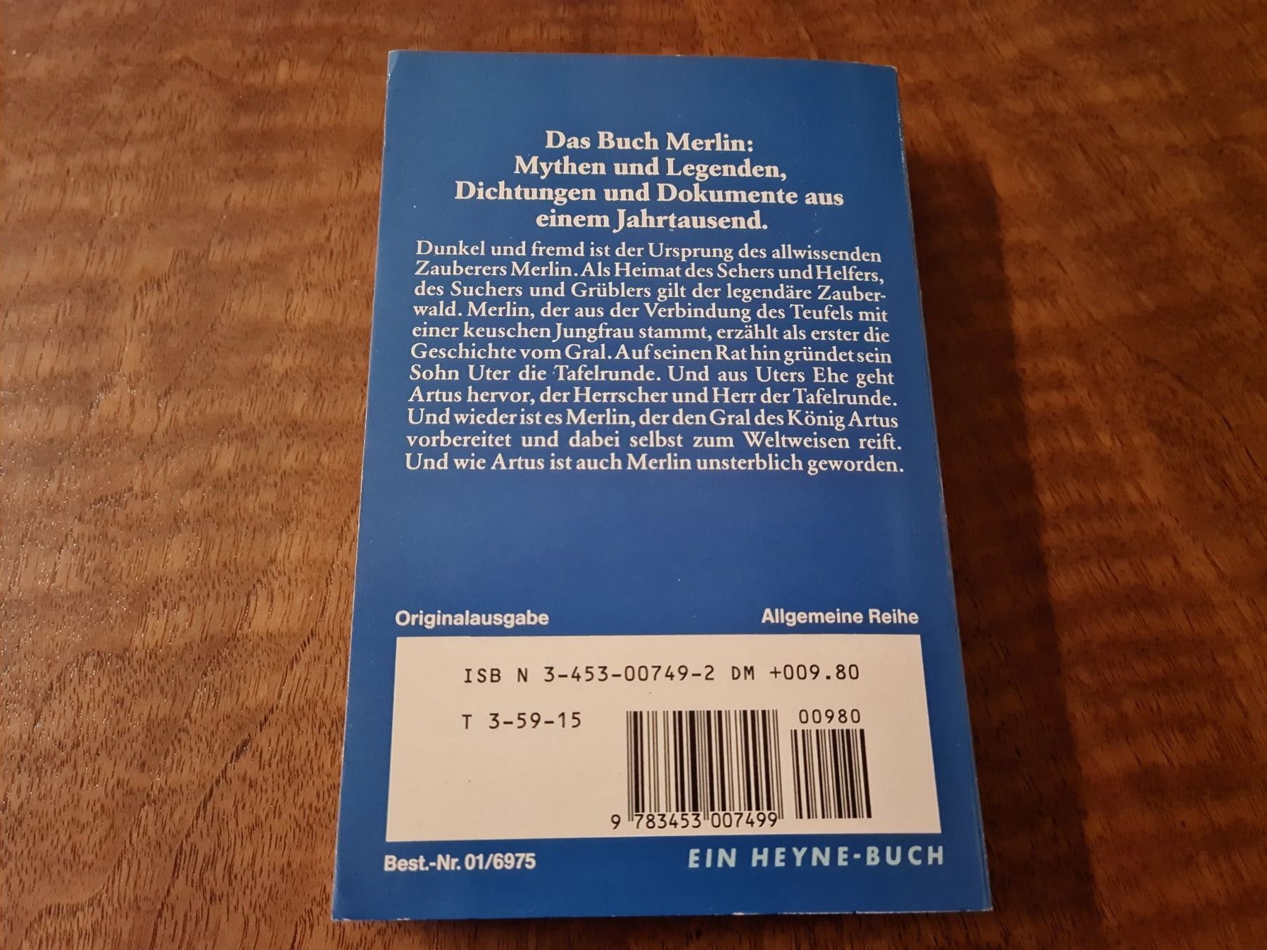 Libri: Das Buch Merlin – Usato da Erstfeld venduto da Uhu1980 1