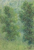 René PARODI (1914-1989) Astrazione firmato 1975