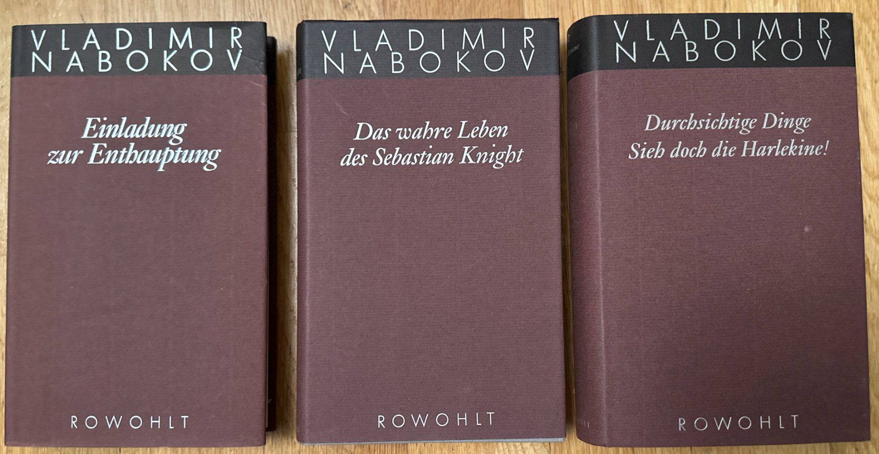 Libri: Vladimir Nabokov: 4 Romane, 3 Bde. – Usato da Zürich venduto da allp