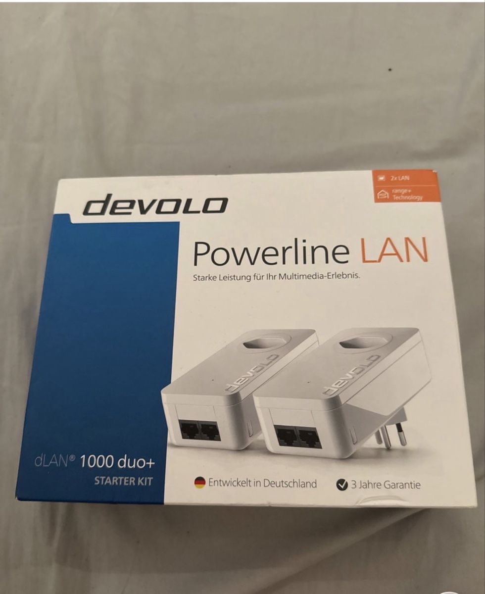 Devolo Unità & Adattatore: Devolo dLAN 1000 duo+ Powerline Starter Kit weiss – Usato da Winterthur venduto da BLR2000