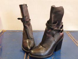 Stiefeletten Diesel Leder schwarz Grösse 38 
