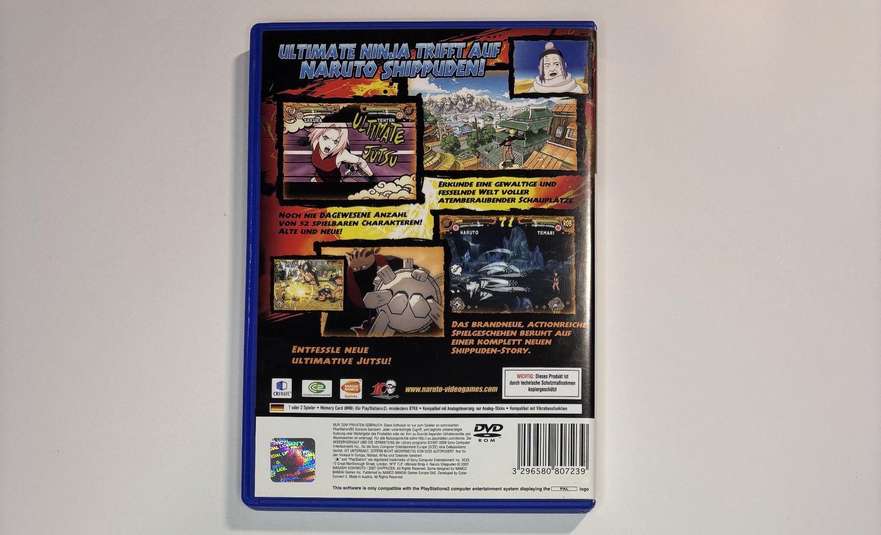 Giochi: PS2 - Ultimate Ninja 4: Naruto Shippuden – Usato da Allschwil venduto da Bullach 2