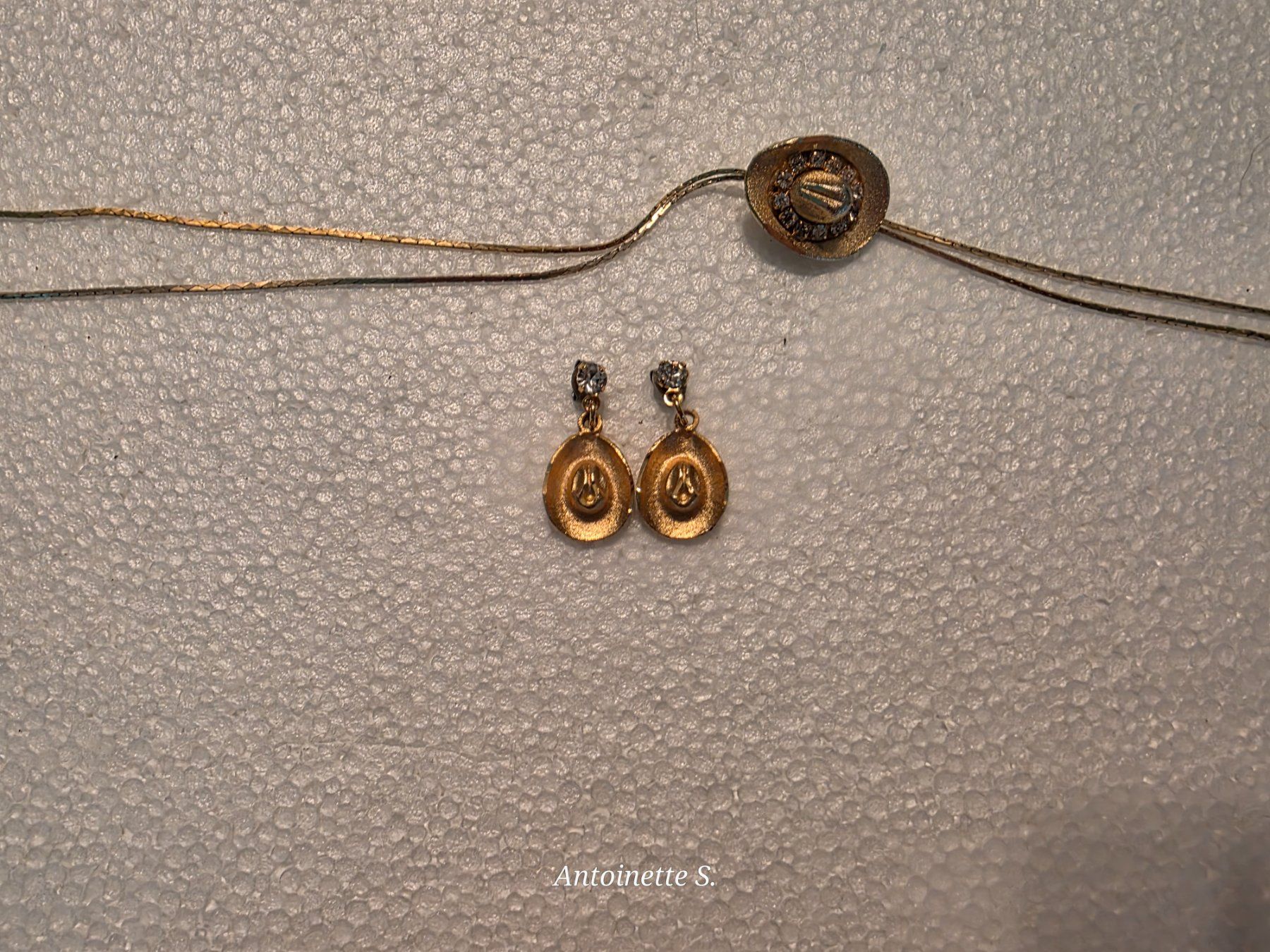 Catenine: Country Kette mit Ohrstecker Modeschmuck – Usato da Salez venduto da muss-ich-haben-02