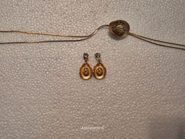 Country Kette mit Ohrstecker Modeschmuck