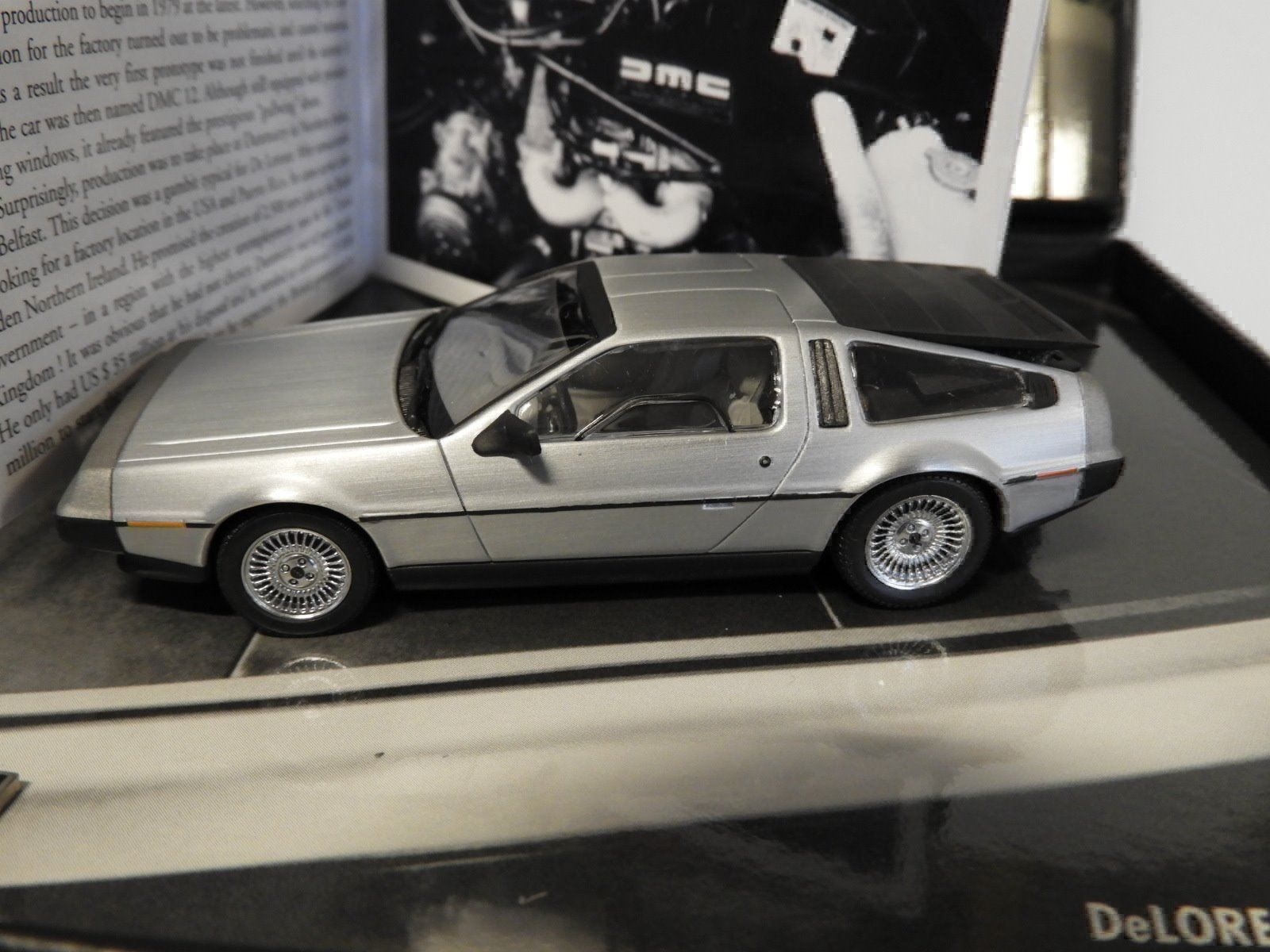 Delorean Modellini d'auto: De Lorean Modell 1:43 Minicamp – Nuovo e nell'imballaggio originale da Bazenheid venduto da derdelorean01 1
